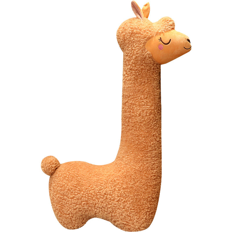 Giant Alpaca Plush Body Pillow – Ultra-Soft Cuddle Companion
