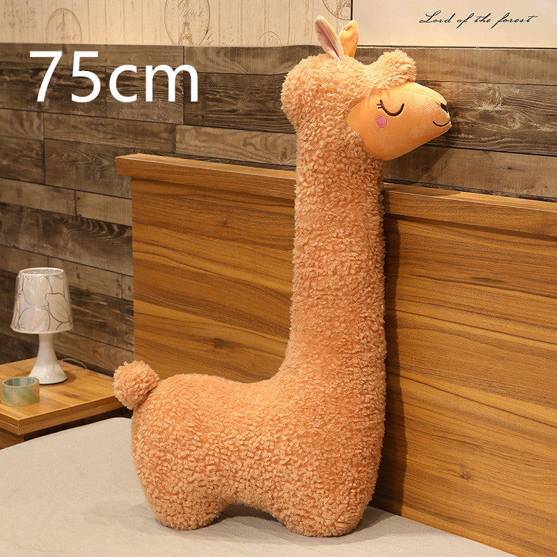 Giant Alpaca Plush Body Pillow – Ultra-Soft Cuddle Companion