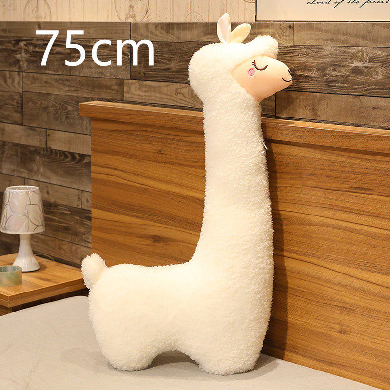 Giant Alpaca Plush Body Pillow – Ultra-Soft Cuddle Companion