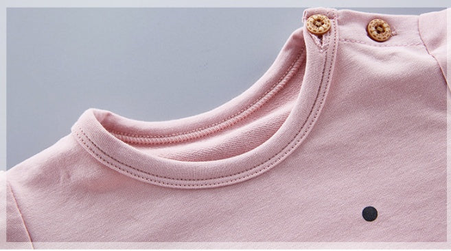 Baby Bunny Romper & Hat Set – Unisex Long Sleeve Cotton Outfit