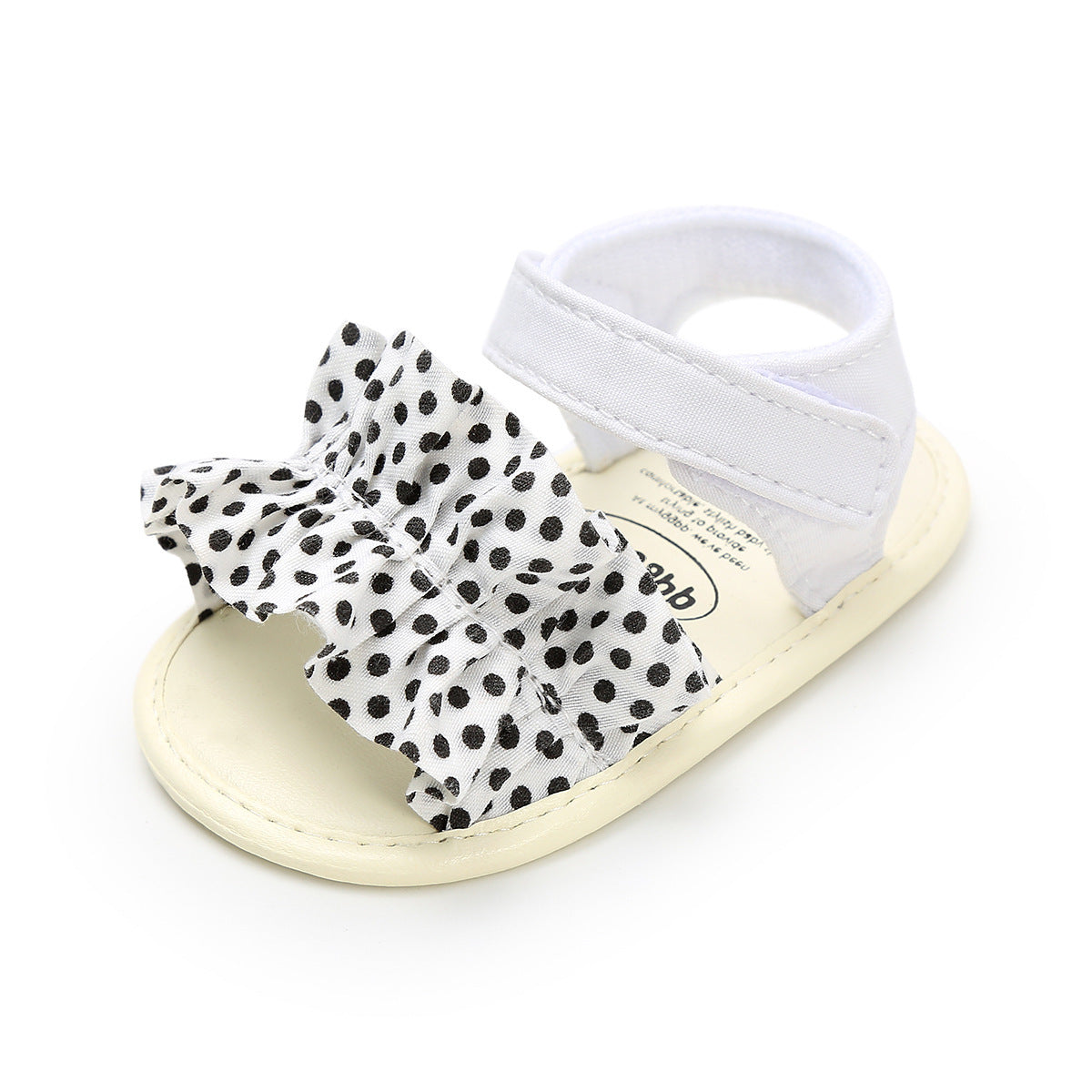 Baby Girl Soft Sole Sandals with Bow Detail