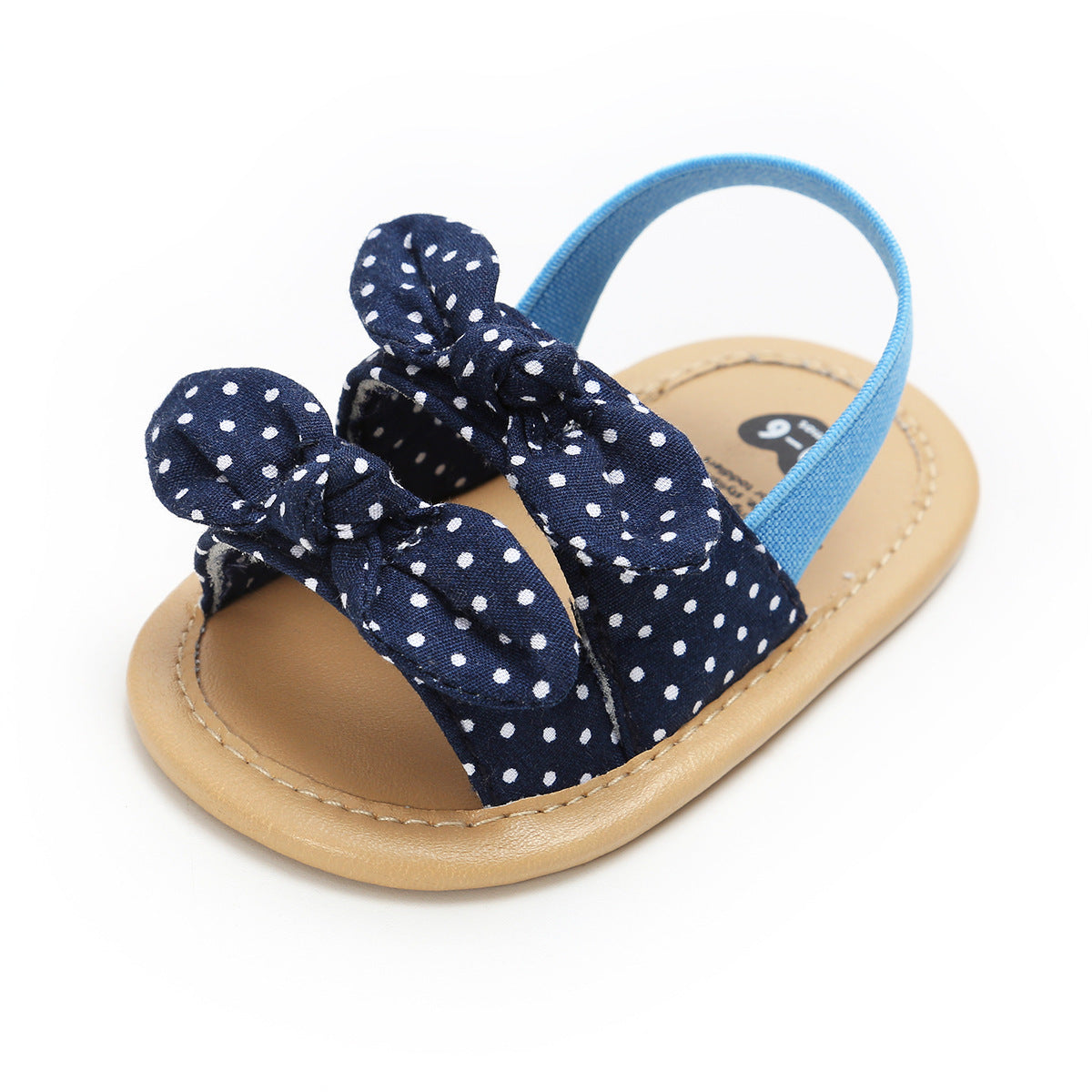 Baby Girl Soft Sole Sandals with Bow Detail